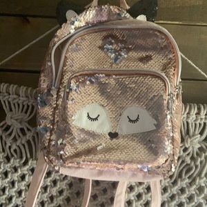 Sequin kids fox backpack
